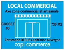 annonce location local commerce vichy 03200