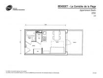 annonce vente appartement f1 studio benodet 29950