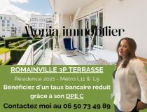 annonce vente appartement f3 t3 romainville 93230