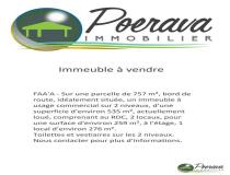 annonce vente immeuble faa a 98704