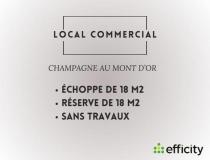 Vente local - commerce Champagne Au Mont D'Or 69410 [40/2862915]