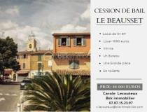 annonce vente local commerce le beausset 83330