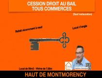 annonce vente local commerce montmorency 95160