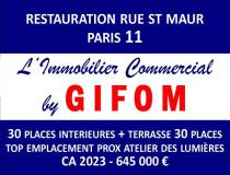 annonce vente local commerce paris 11 75011