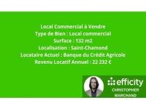 annonce vente local commerce st chamond 42400