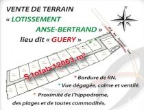 annonce vente terrain anse bertrand 97121