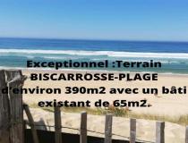 annonce vente terrain biscarrosse plage 40600