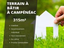 annonce vente terrain campeneac 56800