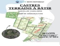 annonce vente terrain castres 81100