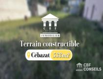 annonce vente terrain cebazat 63118