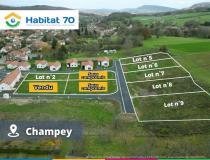 annonce vente terrain champey 70400