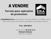 annonce vente terrain dannemois 91490