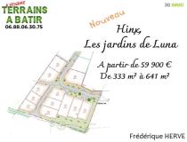 annonce vente terrain hinx 40180