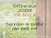 annonce vente terrain josse 40230