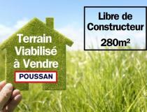 vente terrain Poussan - 7755367:1