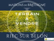 annonce vente terrain riec sur belon 29340