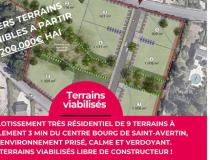 annonce vente terrain st avertin 37550